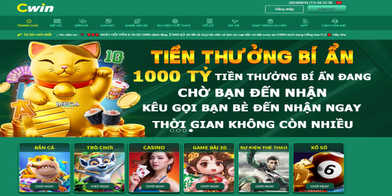 Những thông tin ban đầu để giới thiệu Cwin